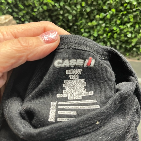 Red Tractor Boy Black Bodysuit - Picture 3 of 4